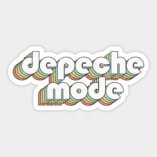 Depeche Mode / Rainbow Vintage Sticker